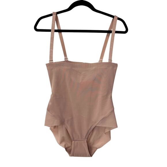 HONEYLOVE Superpower Brief Size M Sand Tan Sculptwear Shapewear Compression - Picture 2 of 10